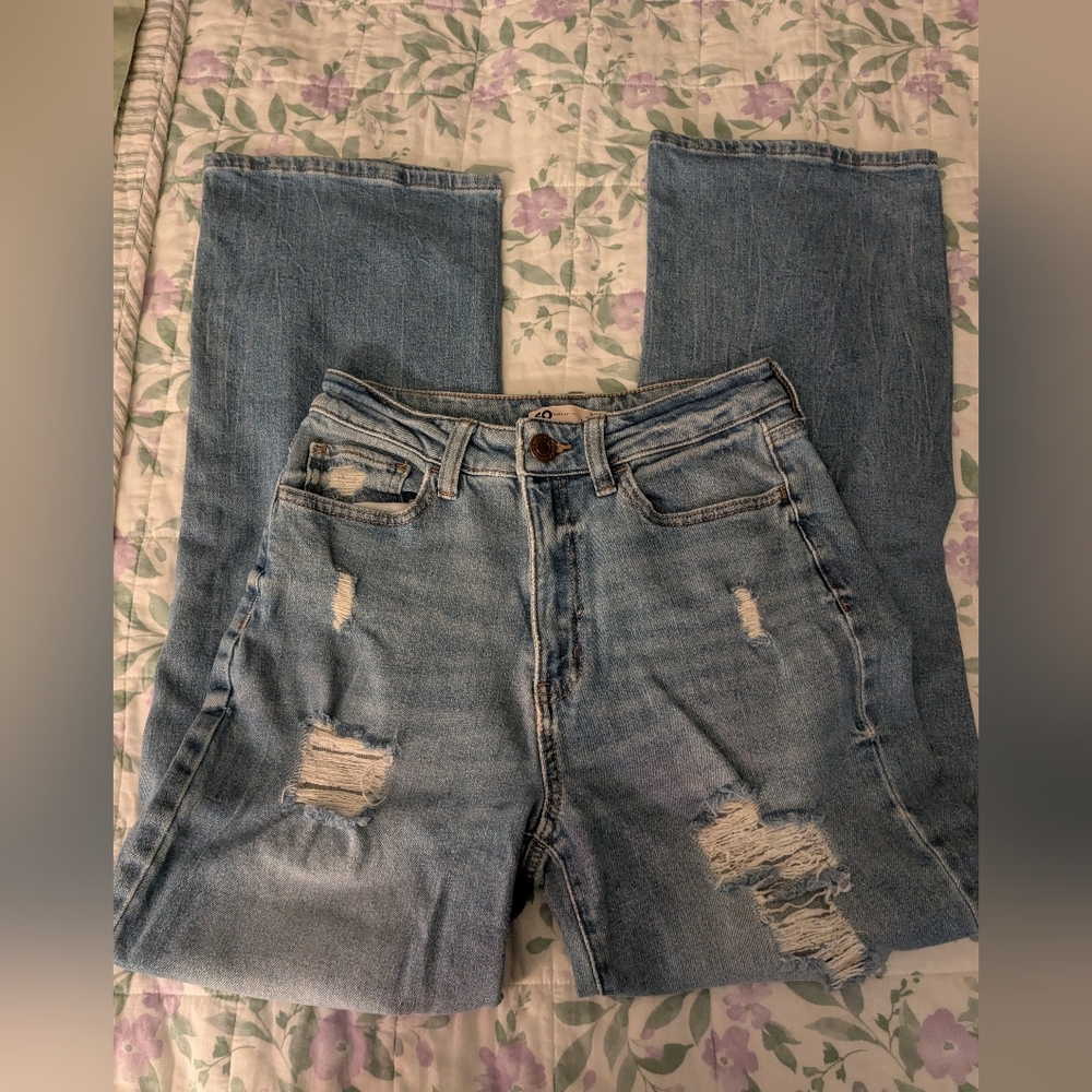 SO Light Blue Wash Highest Rise Baggy Dad Denim Jeans Size 5/27W